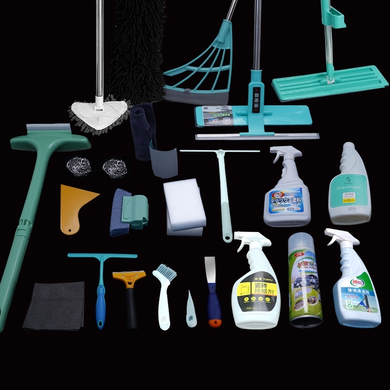 New House Cleaning Tool Set for Renovation, Specialized Cleaning and Sanitation Equipment for Glass and Household Surfaces New House Cleaning Tool Set for Renovation, Specialized Cleaning and Sanitation Equipment for Glass and Household Surfaces