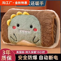 Hot water bottle rechargeable baby warmer explosion-proof hand warmer 2024 new winter cute plush hand warmer for girls