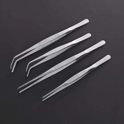 Длинный пинцет из нержавеющей стали, нескользящий аквариум, увеличенная толщина