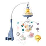 Детская музыкальная игрушка на кроватку для новорожденных, крутящаяся погремушка для кровати, успокаивающая коляска, игрушечная машина, подвеска