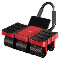 New abdominal wheel automatic rebound four-wheel home slimming belly roll abdominal muscle artifact sports fitness equipment for exercise