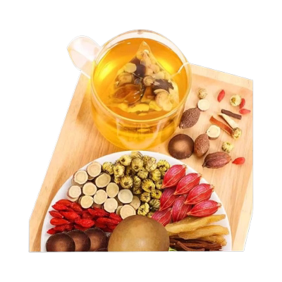 橘红罗汉果清润茶正品甘草陈皮胖大海化橘红果旗舰店茶包清肺止咳