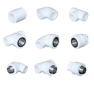 PPR水管配件弯头4分堵头三通206分25外丝内丝直接热熔管接头管件