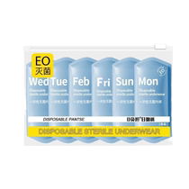 Mens disposable underwear boxer briefs travel portable no-wash sanitary antibacterial boxer shorts womens underwear