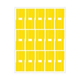 彩色网线标签贴纸防水p型不干胶数据线标签贴手写白色充电线标识牌线缆分类线路记号标签收纳不粘胶标记区分