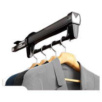 Shallow wardrobe hanging clothes rod cabinet wardrobe top-mounted longitudinal vertical pull-out telescopic clothes hanger rod cabinet thin cabinet clothes pass