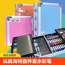 150-piece paint brush set watercolor pen coloring pen painting set crayon color childrens color pen painting tools