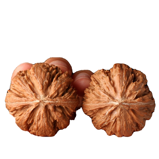 文玩手捻核桃京八棱粗筋扎手刺多盘把件宫灯玉玺狮子头老树包浆