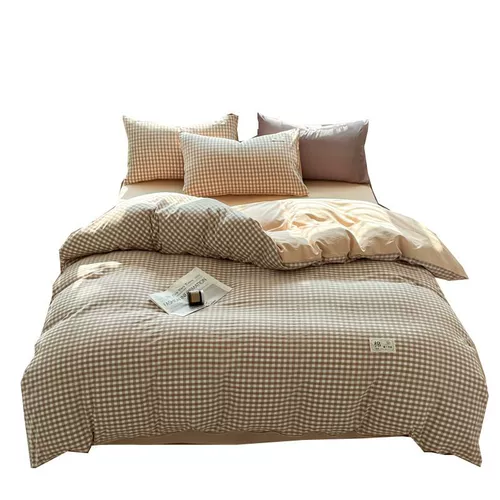 Хлопковое покрывало, хлопковая простыня, пододеяльник для школьников, комплект, 4 предмета, 3 предмета