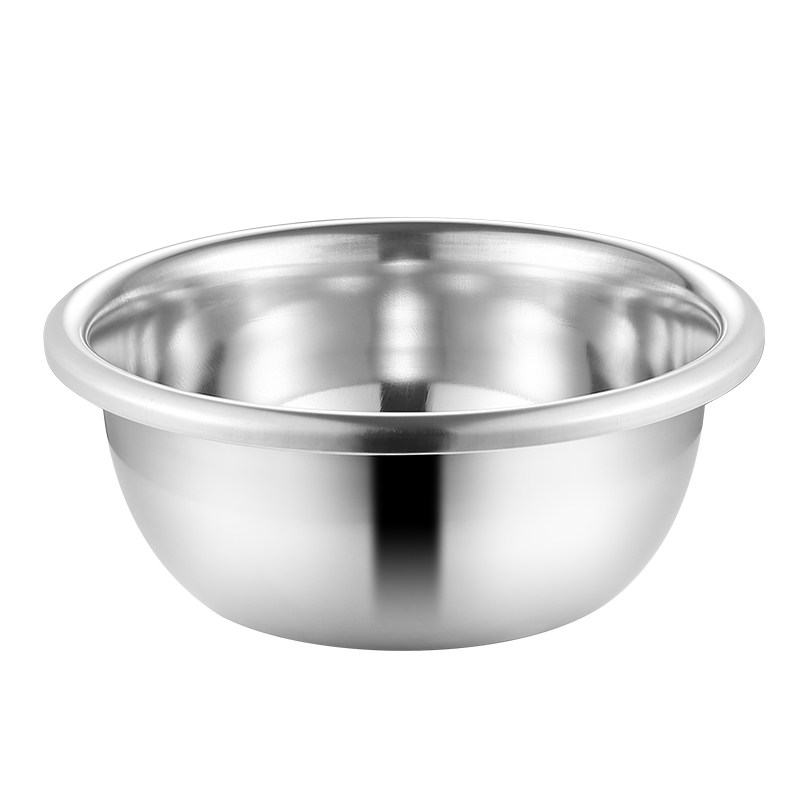 Chậu Inox 304 Cấp Thực Phẩm Chậu Rửa Mặt Đánh Trứng Dùng Trong Nhà Bếp Gia Đình Chậu Rửa Lớn Rửa Rau Chậu Tắm Chậu Rửa Mặt