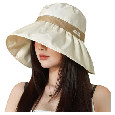 防晒大檐渔夫帽女|超4000次加购