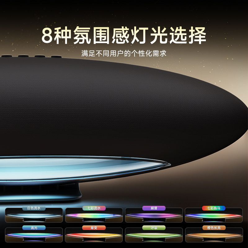 Huaqiangbei Airship 6th Generation Bluetooth Speaker 2025 New Home Desktop Speaker Subwoofer High Quality and Long Battery Life