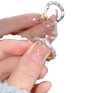 缠绕爱河戒指 1个装
