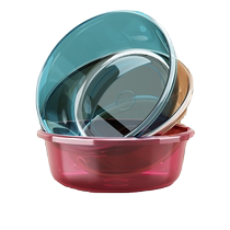 Thickened wash basin plastic large medium and small household laundry basin student dormitory foot basin baby small basin
