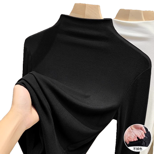 儿童莫代尔打底衫半高领男女童内衣长袖t恤内搭秋装宝宝上衣速干