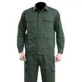 Хлопковый износостойкий камуфляжный комбинезон