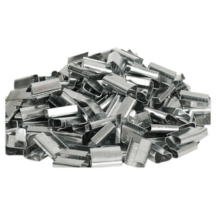 打包扣铁皮1608塑钢带打包带卡扣包装带不锈钢手工手动铝镀锌扣子捆扎