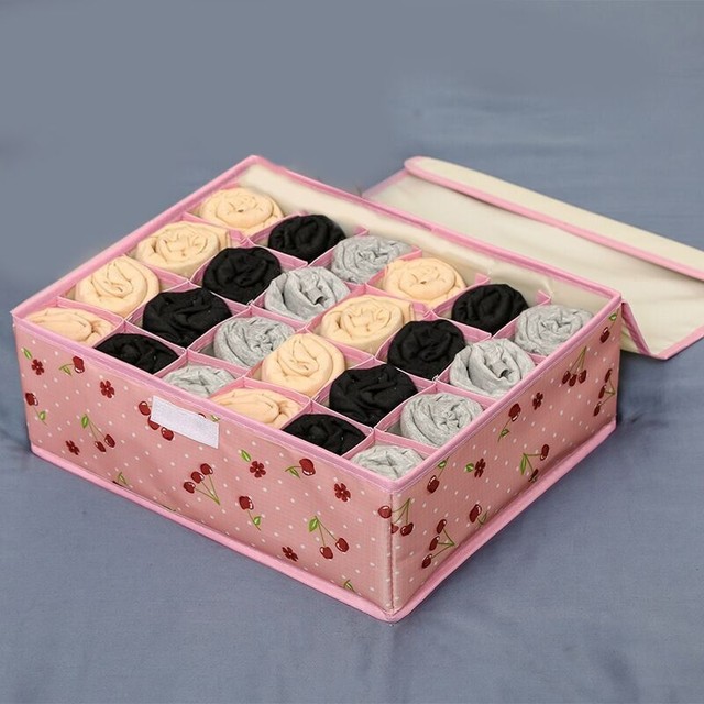 Household underwear partition storage box drawer type