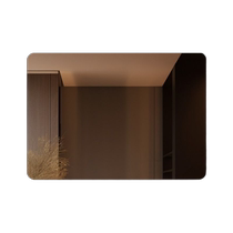 Bathroom square smart mirror bathroom anti-fog with light makeup bathroom mirror LED light-emitting custom defogging