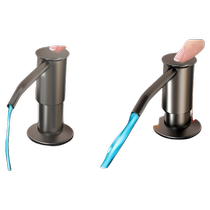 Kitchen soap dispenser stainless steel sink dishwashing dish detergent detergent press bottle extension tube accessories