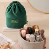 Косметичка, сумка через плечо, портативная вместительная и большая сумка-органайзер, система хранения для выхода на улицу, мешочек, на шнурках