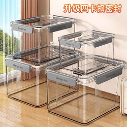 Satchel Transparent For Home Storage Box thickened Clothing Toy Snack Book Storage Box Large Capacity Plastic Storage Frames