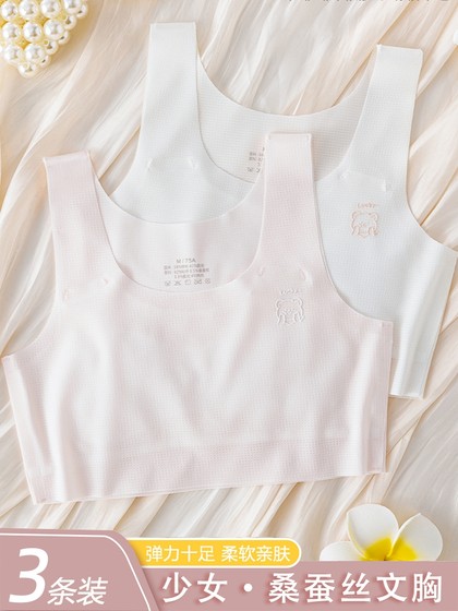女童内衣背心发育期10-14岁儿童小学生2024新款少女文胸阶段固定