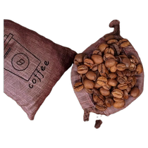 Car coffee bean sachet car aromatherapy coffee bean car wardrobe deodorizing long-lasting aroma pendant sachet sachet