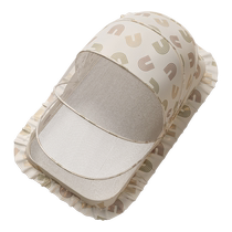 Baby crib mosquito net cover special baby newborn child full cover universal foldable light-shielding anti-mosquito cover Qiaole Bear