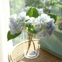 High-end ins style moisturizing hydrangea real bouquet wedding home living room decoration fake flower ornaments