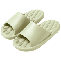 Laisser refroidique les chaussons dété pour femmes de salle de bain avec un anti-glissement doux et des pantoufles mignons pour les vêtements dété