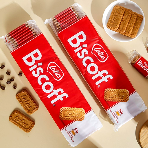 Бельгийское карамельное печенье Отдельные коробки всей коробки оптом импортированной закуски карамель ароматизированные партнерские сумки для хрустящей выпечки