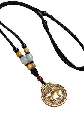 十二生肖复古项链长款吊坠民族风本命年毛衣大日如来属兔龙如意