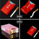 Пластиковый портсигар, прозрачный портативный кальян, защитный чехол, лента, 20 шт