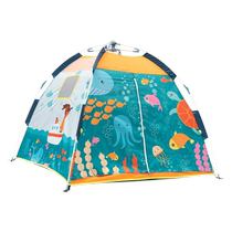 Childrens tent indoor toy house baby bed small house outdoor camping boy and girl automatic tent safety