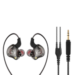 监听耳机有线3米长主播入耳式带麦电脑声卡耳返typec接口