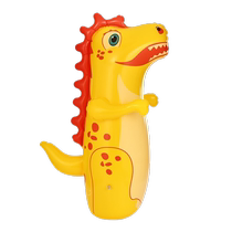 Childrens dinosaur tumbler boxing training boxing target home vertical inflatable decompression sandbag practice pumping handcraft