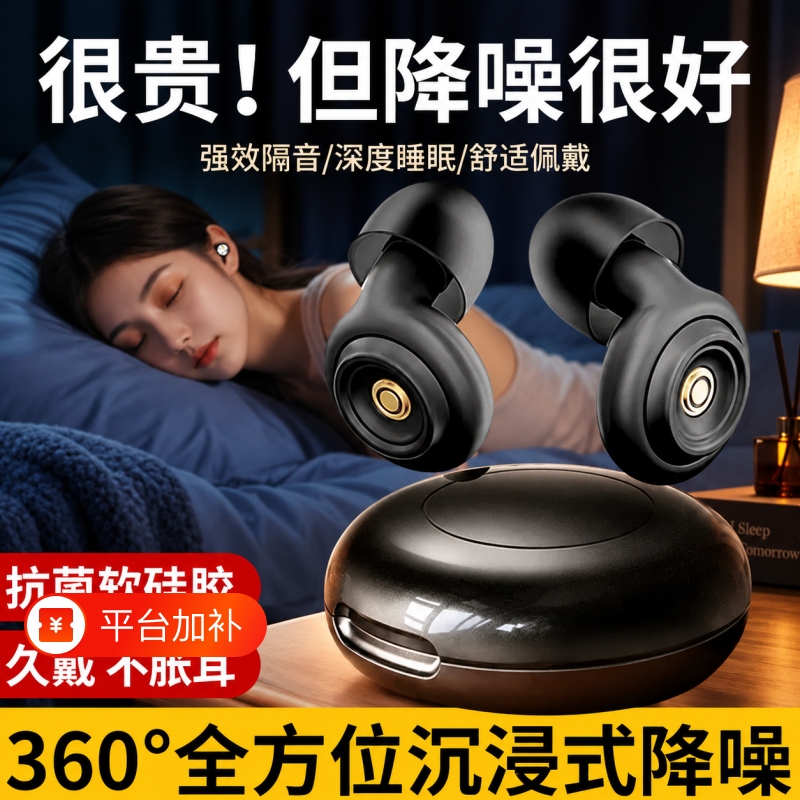 Earplugs for Sleeping, Super Soundproof, Won'T Hurt Your Ears, Perfect for Dormitory Study, Anti-Noise, Noise Reduction, and Quietness Earplugs for Sleeping, Super Soundproof, Won'T Hurt Your Ears, Perfect for Dormitory Study, Anti-Noise, Noise Reduction, and Quietness
