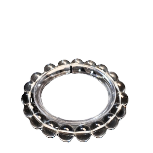 天然净体白水晶手链全净体珠串收藏级饰品巴西单圈透明乌拉圭