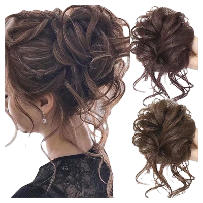 自然黑发圈假发|超1.4万次加购