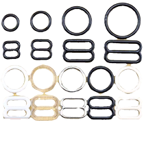 Shoulder strap adjustment buckle womens suspender dress metal connection buckle circle 08 figure buckle underwear bra button accessories