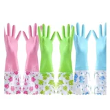 Перчатки, флисовый резиновый водонепроницаемый нескользящий прочный комплект