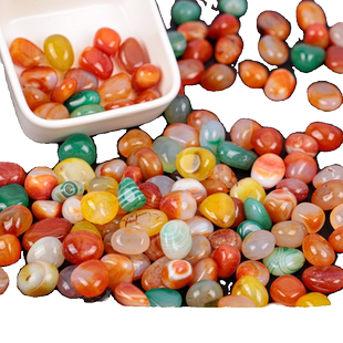 多肉花盆雨花石原石天然玛瑙南京水培鱼缸盆栽装饰鹅卵五彩小石头