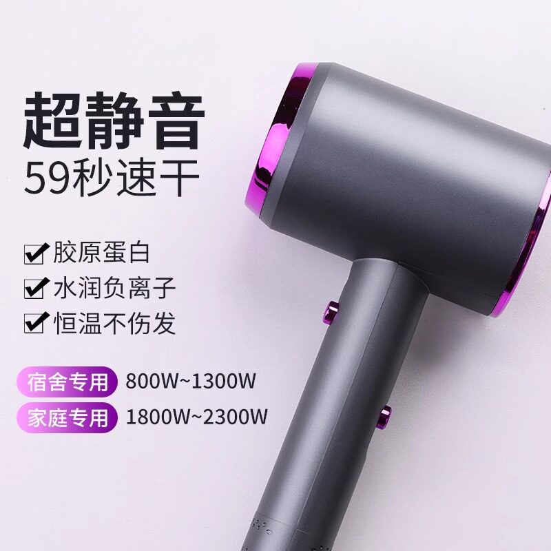 Отрицательный ионный фен с волоска