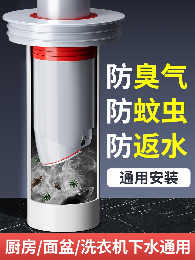 <!--下水管防返臭神器厨房洗菜盆密封圈塞洗手盆封口盖配件地漏密封塞-->