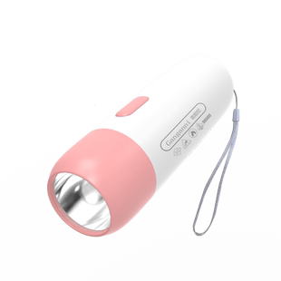 led强光小手电筒超亮可充电迷你学生家用宿舍户外露营灯0便携夜骑