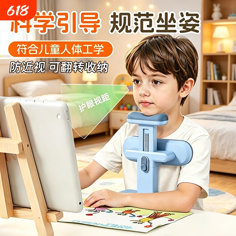 Desktop Posture Corrector for Primary School Students to Prevent Head-Downing and Hunchback When Doing Homework, Children's Anti-Myopia Reading and Writing Desk Clamp, Kindergarten Posture Correction Stand, Writing Desk Corrector Desktop Posture Corrector for Primary School Students to Prevent Head-Downing and Hunchback When Doing Homework, Children's Anti-Myopia Reading and Writing Desk Clamp, Kindergarten Posture Correction Stand, Writing Desk Corrector
