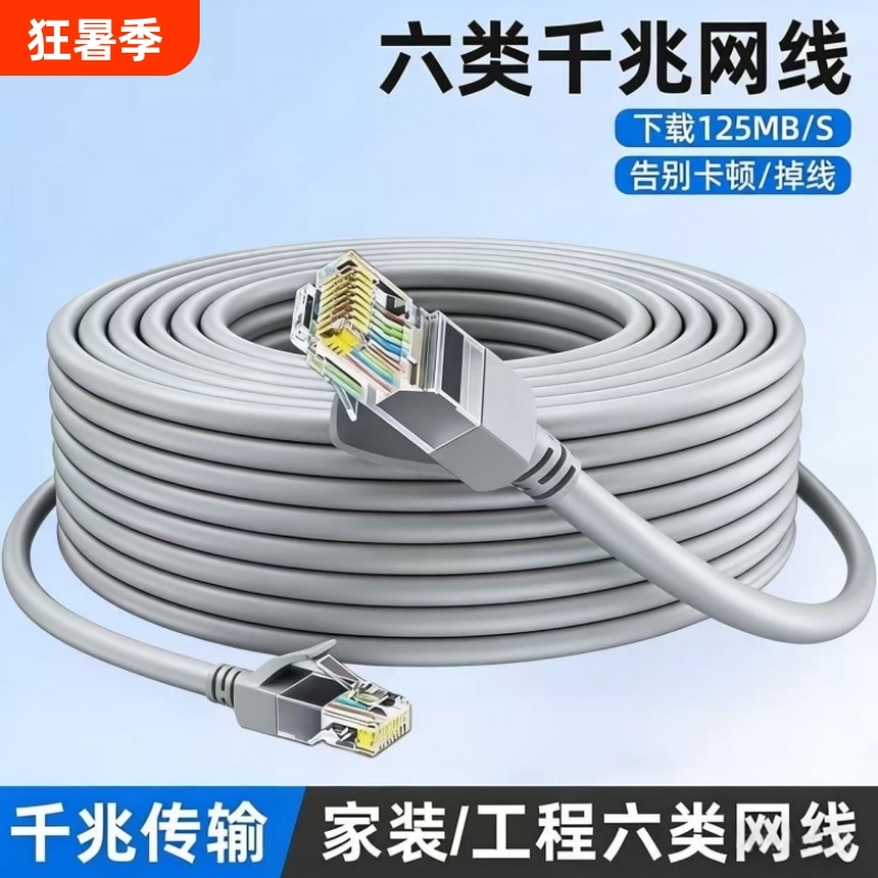 Router Network Cable, Set-Top Box Network Cable, Tv Network Cable, Computer Network Cable, Category 6 Network Cable, Gigabit Network Cable, High-Speed Network Cable