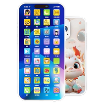 Childrens mobile phone toy baby simulation touch screen phone baby educational early education model children can chew music