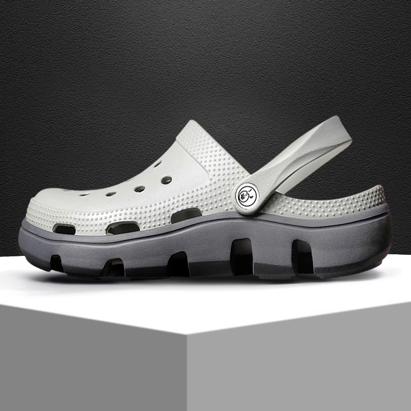 Croc Shoes for Men, Summer Non-Slip Student Beach Shoes, Outdoor Closed-Toe Slippers, Sandals for Women, Camouflage Black, Comfortable and Wear-Resistant Croc Shoes for Men, Summer Non-Slip Student Beach Shoes, Outdoor Closed-Toe Slippers, Sandals for Women, Camouflage Black, Comfortable and Wear-Resistant